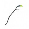 Barbless Holo Flexi Worm Bug  Black