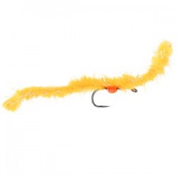 Eggstatic Worm Fire Orange Barbless - 1