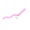 Eggstatic Worm Shrimp Pink Barbless