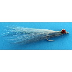 Clouser Minnow Grey and White - 1