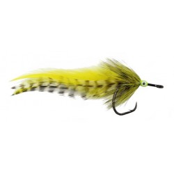 Tarpon Fly Big Eye Grizzly Yellow - 1