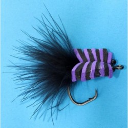 Tarpon Toad Purple and Black Foam - 1