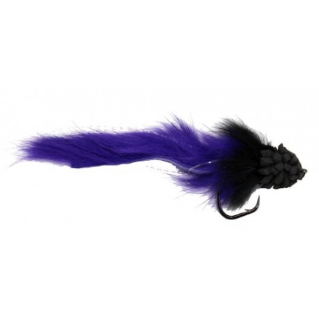 Tarpon Tuscan Bunny Tarpon Fly Black and Purple - 1
