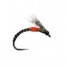 S Film Emerger Black Buzzer Barbless