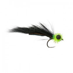 Black Fry Zonker Booby Barbless