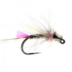 Grayling Jig Pink Cdc Tungsten Barbless - 1