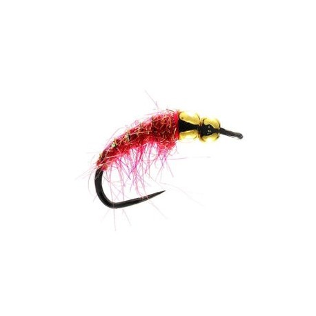 Pink Bomb Tungsten Nymph Barbless - 1