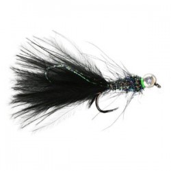Tungsten River Streamer  Black Barbless - 1