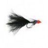 Tungsten River Streamer  Black Hot Head Barbless