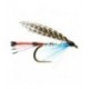 Teal Blue And Silver Winged Wet Fly