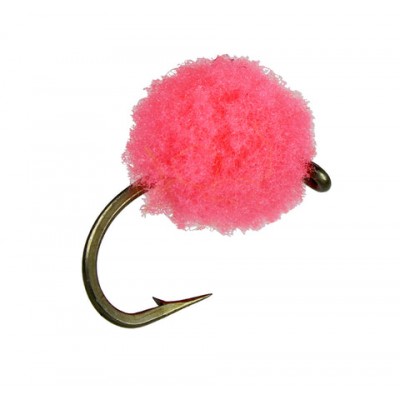 Salmon Egg Fly Fishing Egg, Bright Pink Egg