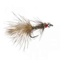 Tungsten River Streamer Barred Fry Barbless