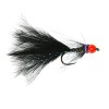 Tungsten River Streamer Black Hot Head Barbless