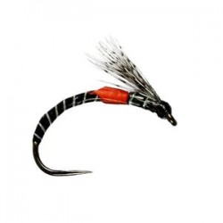 S Film Emerger Black Buzzer Barbless - 1