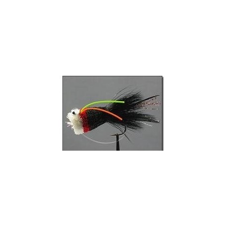 Black Red Deer Bass Popper - 1