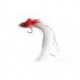 Diver Rabbit Strip Weedless Red White - 1