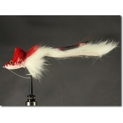 Diver Red White Deer Hair