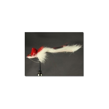 Diver Red White Deer Hair - 1