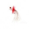 Panfish Popper Foam White Red