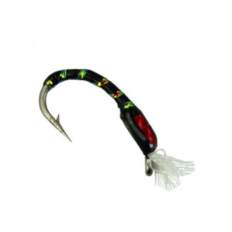 3D Glass Nymph  Black  Chironomid - 1