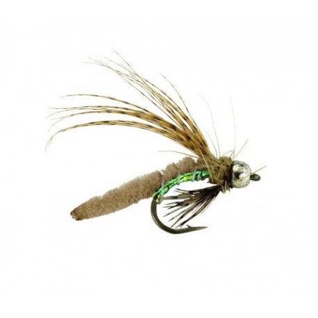 Bead Head Caddis Poopah Tan - 1