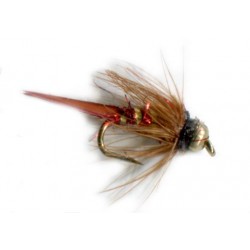 Bead Head Prince Nymph Dream Cast Red