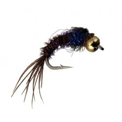Hot Belly Pheasant Tail Nymph Purple - 1