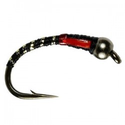 Silver Bead Black And Gold Buzzer - 1